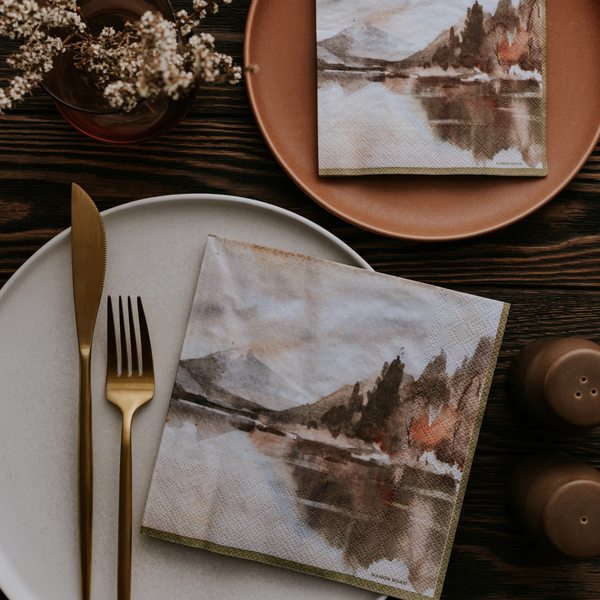 Manor Road The Lake Napkins Luncheon 20 pack