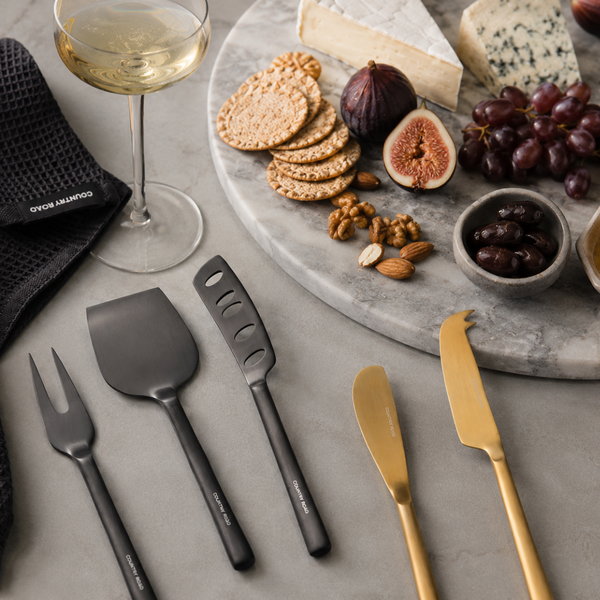 Nolan Cheese Knife Gold Set Of 2