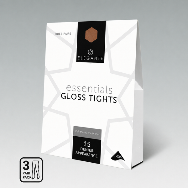 Elegante Essential Gloss Illusion Extra Large 15 Denier 3 Pack