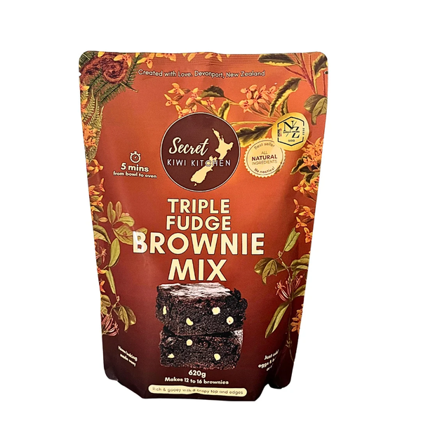Secret Kiwi Kitchen Triple Fudge Brownie Mix 620g