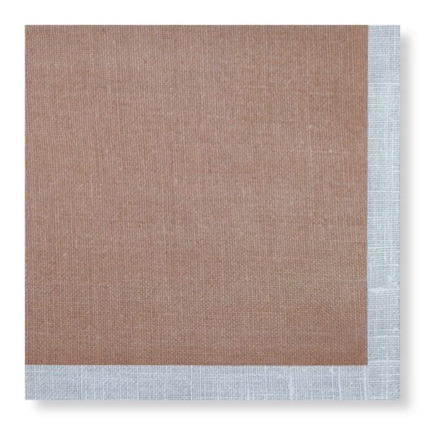Manor Road Linen Mocha Mousse Napkins Dinner 20 pack