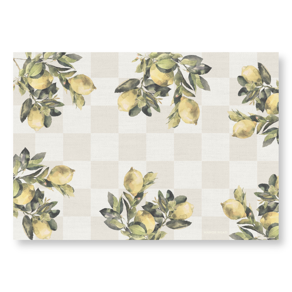 Manor Road A3 Grease Proof Paper Citrons 20 Pack