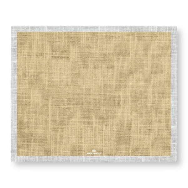 Manor Road Paper Placemats Linen Gold 30 Pack