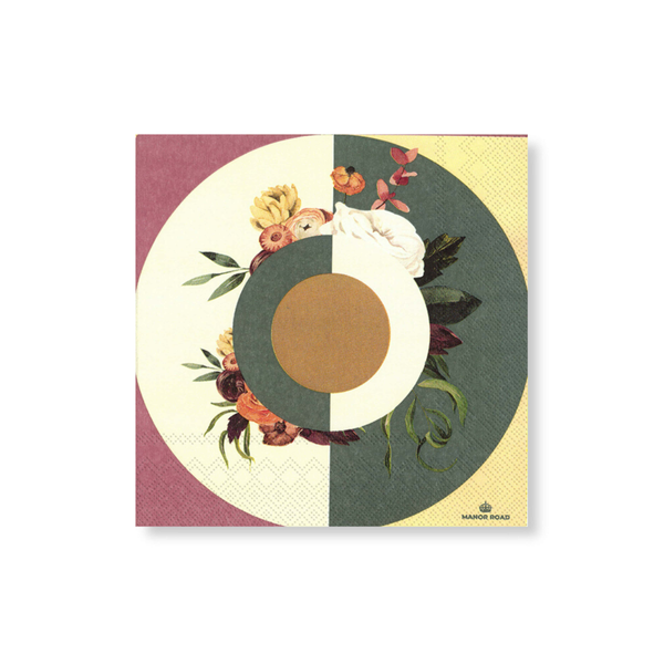 Manor Road Flora Napkin Cocktail 20 Pack