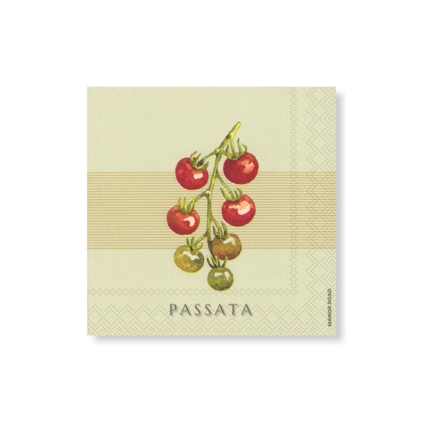 Manor Road Passata Napkin Cocktail 20 Pack