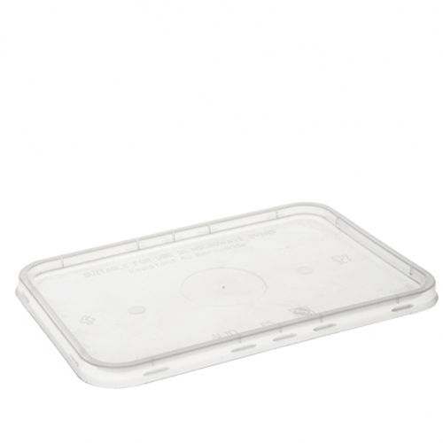 Emperor Rectangle Lid to suit 500ml to 1000ml 50pk