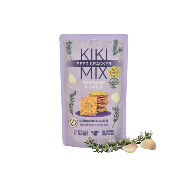 Kiki Seed Cracker Mix Rosemary & Garlic 300g