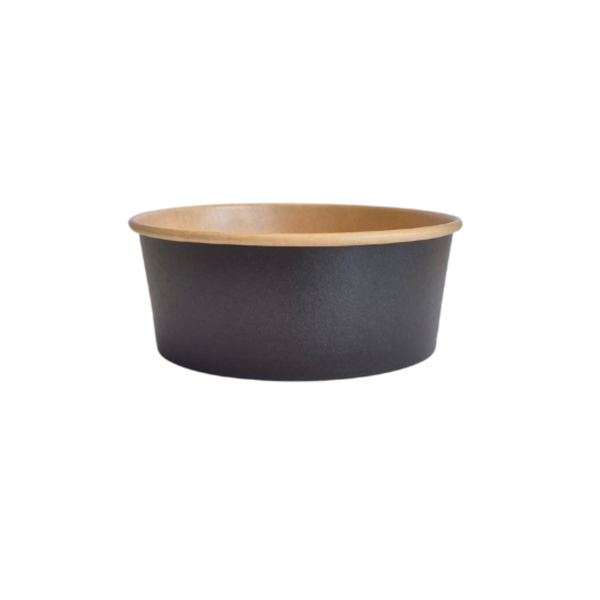 Noir Paper Salad Bowl 750ml 50pk