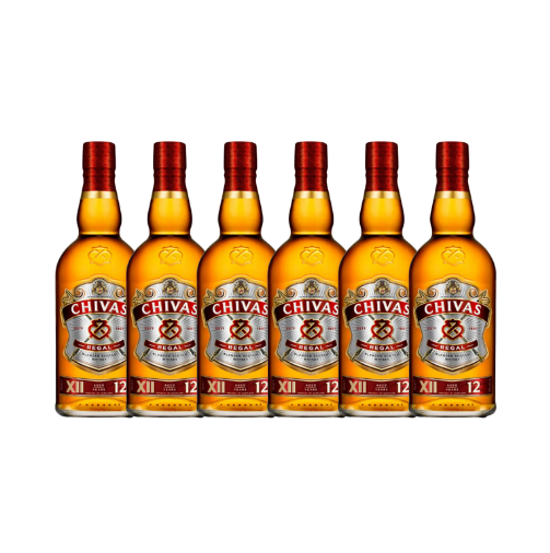 Chivas Regal 12YO Scotch Whisky 1000ml 6 Pack