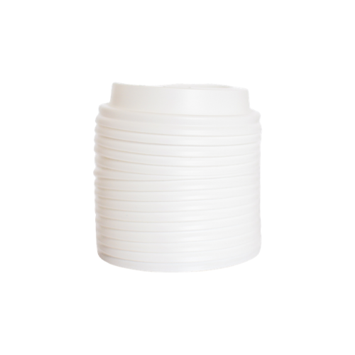 Campus&Co Disposable Coffee Cups White Lids 50pk