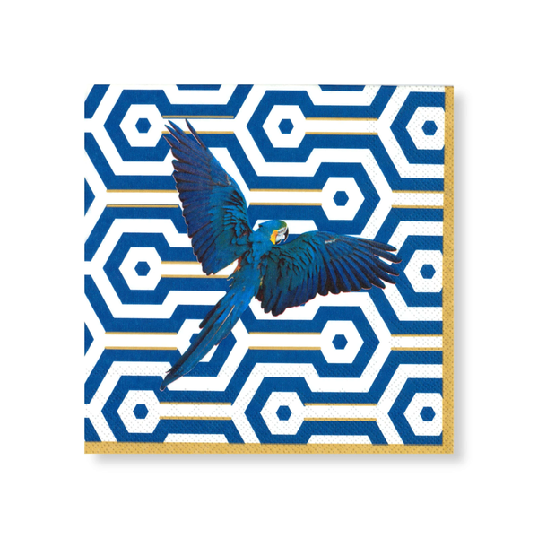 Manor Road Macaw Napkin Luncheon 20 Pack