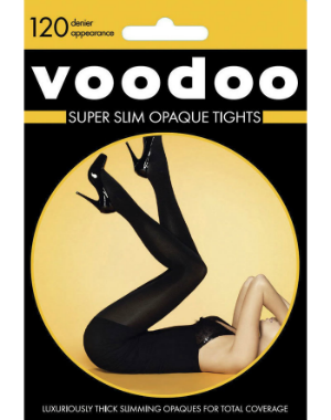 Voodoo Super Slim 70 Denier Opaque Black Average