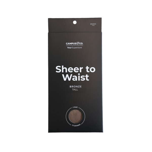 Campus&Co Satin Sheer to Waist Bronze Tall