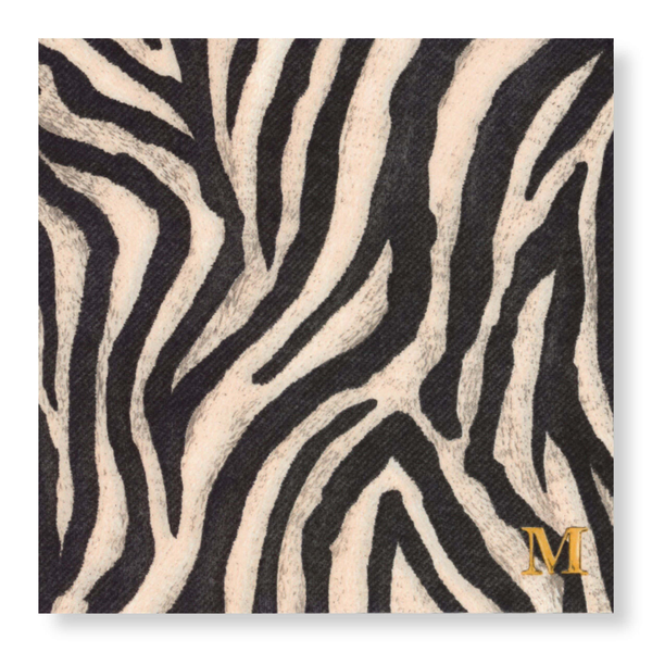 Manor Road The Zebra Napkins Dinner 20 pack