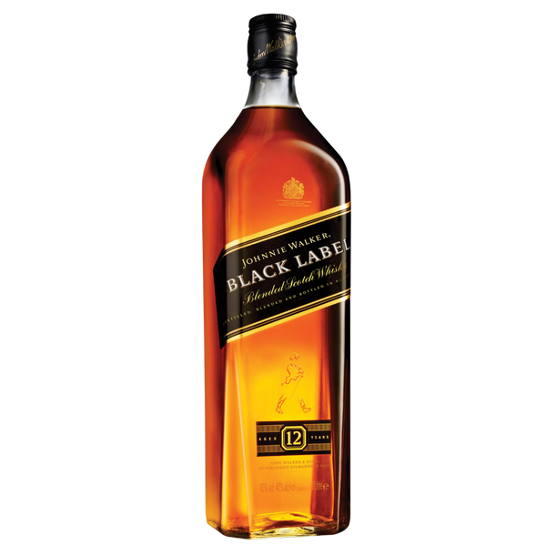 Johnnie Walker Black Label Scotch Whisky 1000ml