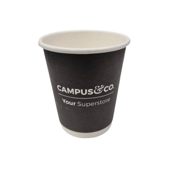 Campus&Co Disposable Coffee Cup 8oz Dbl Wall Campus&Co New 25pk