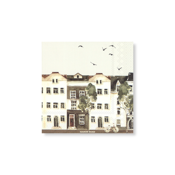 Manor Road City Life Napkin Cocktail 20 Pack