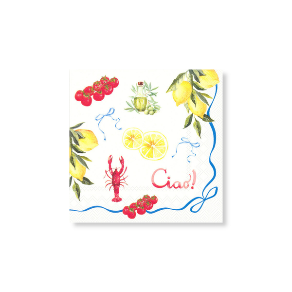 Manor Road Ciao Napkin Cocktail 20 Pack