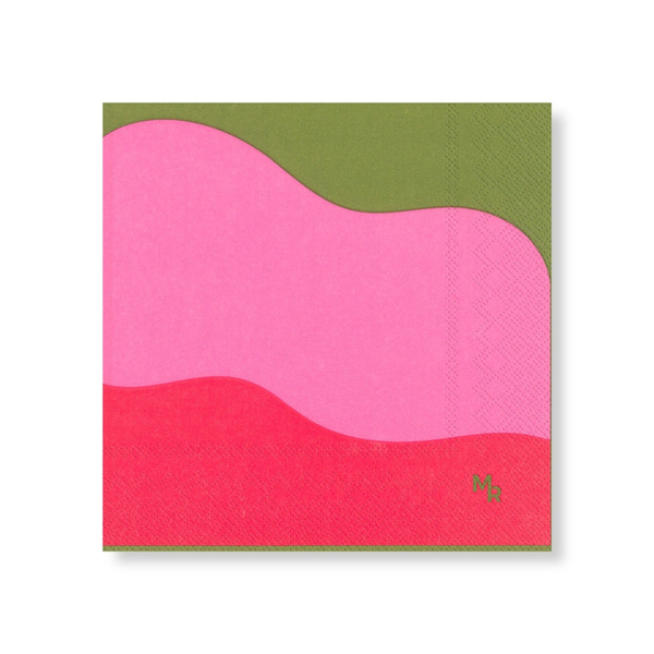 Manor Road Colour Flow Napkin Luncheon 20 Pack