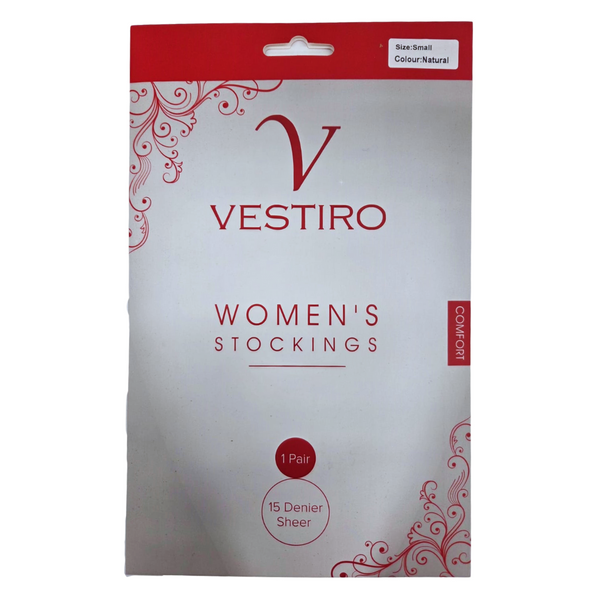 Vestiro Comfort Stockings 15D Natural Average