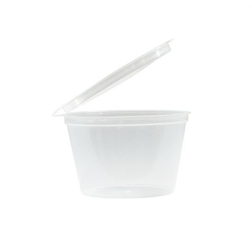 Emperor 100ml Round Container with Lid TCC100 50pk