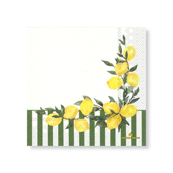 Manor Road Lemoncello Napkin Luncheon 20 Pack