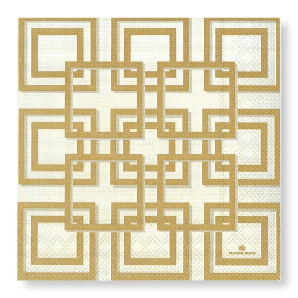 Manor Road Luxor Napkins Dinner 20 pack